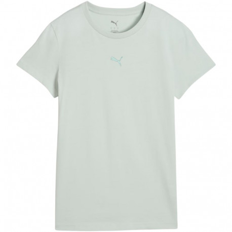 Koszulka damska Puma Ess Centered Cat Logo Tee miętowa 692916 29