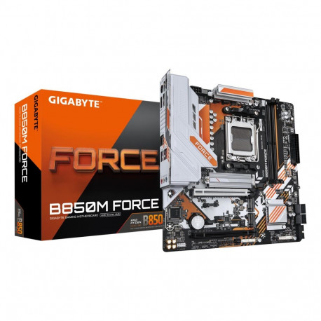 GIGABYTE emaplaat B850M FORCE (Rev. 1.2) AMD B850 Socket AM5 micro ATX DDR5-SDRAM 2x slots 3x M.2 sl