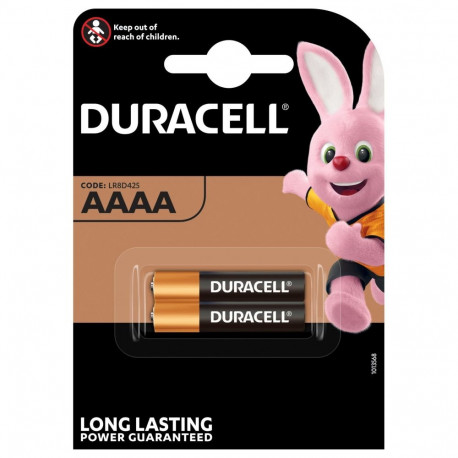 Duracell ULTRA POWER AAAA MX2500 Alkaline 1.5V Batteries 2pcs