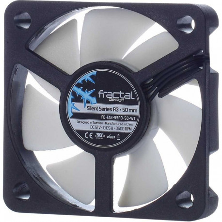 Fractal Design Silent Series R3 50 mm Case Fan FD-FAN-SSR3-50-WT