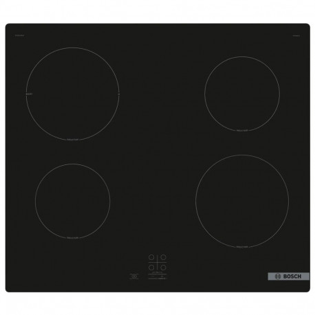 Bosch Serie 2 PUG61RAA5E hob Black Built-in 60 cm Zone induction hob 4 zone(s)