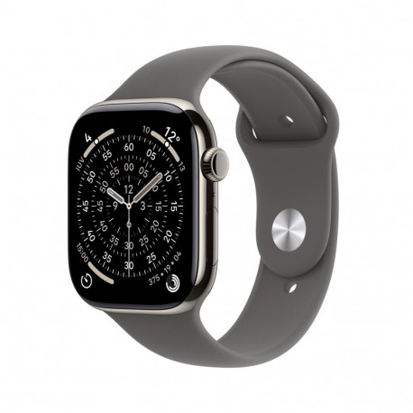 Apple nutikell Series 11 GPS + Cellular 46mm naturaalne titaanist korpus spordirihmaga S/M, kivihall