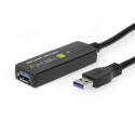 Techly ICUR30100G USB cable USB 3.2 Gen 1 (3.1 Gen 1) 10 m USB A Black