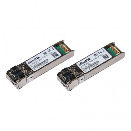 Mikrotik võrgu transiiverimoodul XS+2733LC15D SFP/SFP+/SFP28 BiDi optiline 25000Mbit/s LC 1330nm