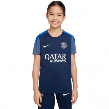 Koszulka dla dzieci Nike Paris Saint Germain Strike granatowa HJ7836 411 M