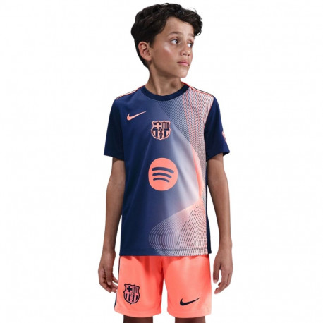 Nike laste t-särk HM4185 411 L, tumesinine-oranž