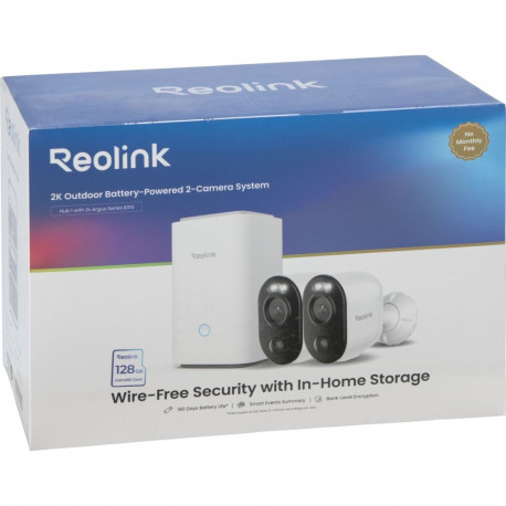Reolink Hub 1 + 2x Argus Series B310 Outdoor Cam with Battery