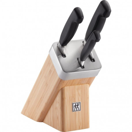 Zwilling Messerblockset Vier Sterne, 4-tlg, Bambus