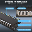 Patch Panel - Extralink CAT6A STP, 24 ports