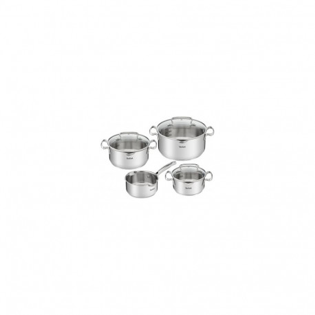 TEFAL | Duetto+ Stewpots set, 7 pcs | G719S734 | Stainless steel | Dishwasher proof | Lid included |