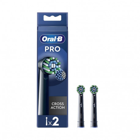 Oral-B vahetatavad hambaharjapead EB50BRX-4 Cross Action täiskasvanutele 4tk, must