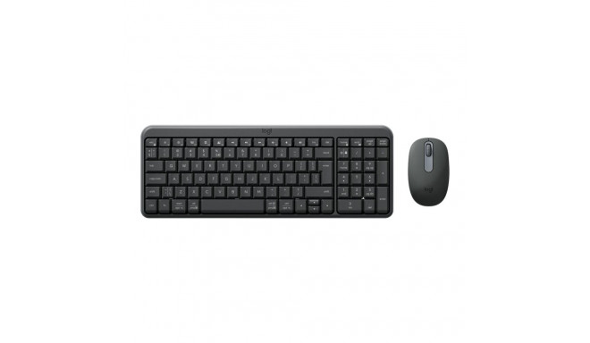 Logitech klaviatuur- ja hiirekomplekt MK250 juhtmevaba Bluetooth US International patareid kaasas, g