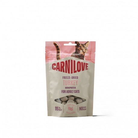 Carnilove Freeze-Dried Turkey Treat for Cats 40g