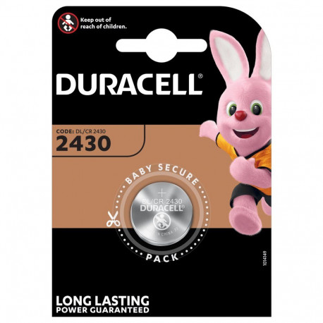 Battery - Duracell CR2430 3V Lithium Battery