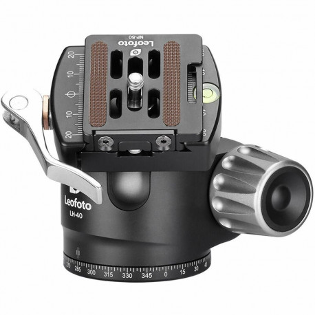 Tripod Head - Leofoto LH-40LR+NP-50 20kg Load Capacity, Quick Release