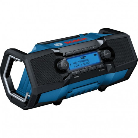 HEAVY DUTY raadio GPB18V-3SC professionaalne UKW DAB+ Bluetooth ilma akuta ja laadijata, sinine/must