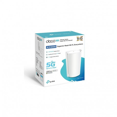 TP-Link 5G AX3000 Whole Home Mesh Wi-Fi 6 Router, Build-In 5G Modem