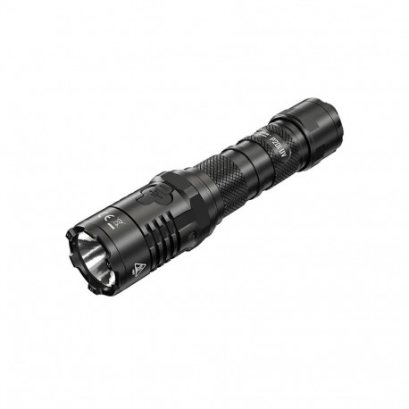 NITECORE P20i UV tactical flashlight – dual white and 365 nm UV light, 1,800 lumens, USB-C rechargea