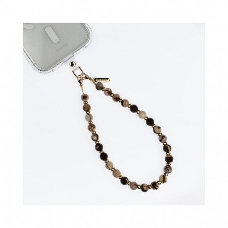 Crong Phone Charm - Smycz zawieszka do telefonu (Brown Agate)