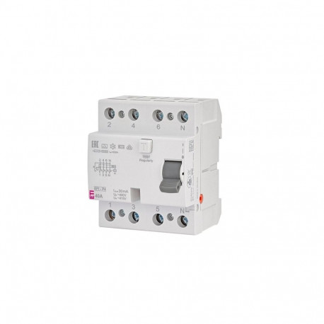 Rikkevoolukaitse EFI-P4 40A 4P 4M 30MA A 10KA