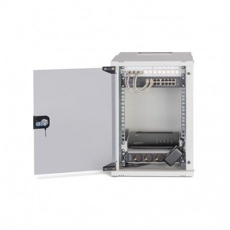 Digitus SOHO Pro network set, 254 mm (10") - 9U, 315 x 300 mm (W x D)