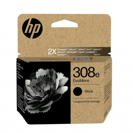 HP 308e EvoMore Black Original Ink Cartridge