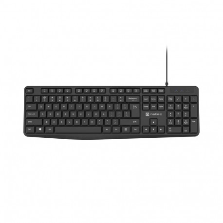 Natec | Keyboard | Nautilus NKL-1950 | Keyboard | Wired | US | Black