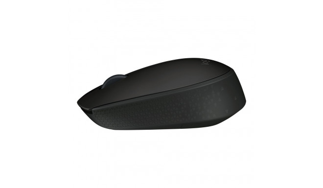Logitech hiir B170 juhtmevaba optiline 3-nupuline 2.4GHz USB-vastuvõtjaga, must
