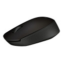 LOGITECH B170 Mouse optical 3 buttons wireless 2.4 GHz USB wireless receiver black