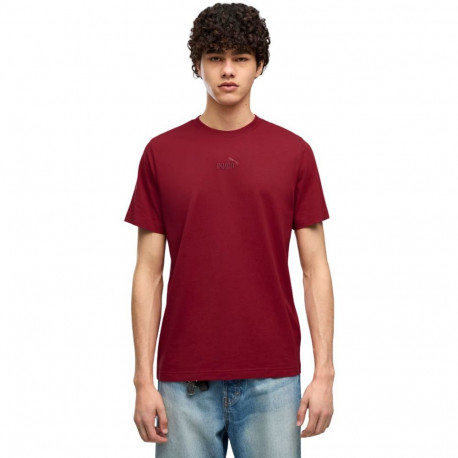 Koszulka męska Puma ESS Small No.1 Logo Tee bordowa 692912 23 S
