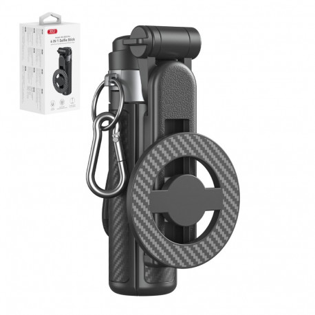 XO selfie stick Bluetooth tripod SS25 black magnetic for MagSafe 64cm
