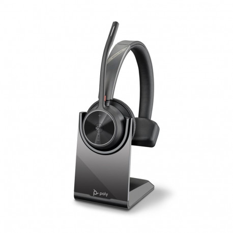 HP Poly peakomplekt Voyager 4310 Microsoft Teamsi sertifitseeritud BT700 dongel laadimisalus