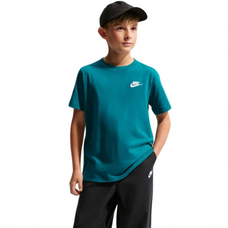 Koszulka dla dzieci Nike Sportswear zielona FZ5177 372 S