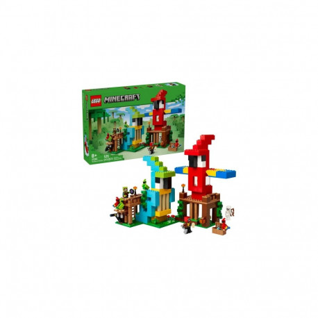 Toy Building Set - Lego 21282 Minecraft The Parrot Houses 535 Pcs
