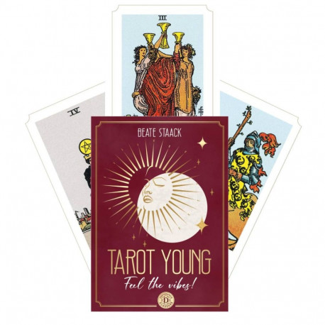 Tarot Card Set - Tarot Young Feel The Vibes 78 Cards With Instruction Booklet