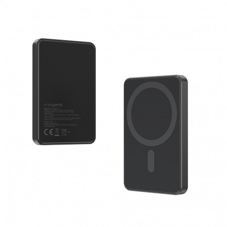 Power Bank - Gembird PB05-WPC15M-01 5000 mAh, 15 W Wireless Charger Black