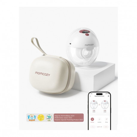 Momcozy rinnapump M5 rakendusega juhtimine ühe komplektiga, punane