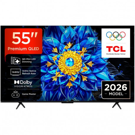 TCL teler P8L 55P8L 139.7cm (55") 4K Ultra HD nutikas Wi-Fi 450cd/m², must