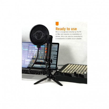 Monkey Banana Mico Black Table microphone