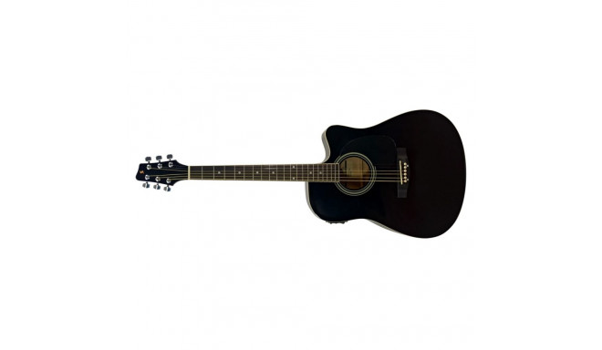 Stagg elektroakustiline kitarr SA20 DCE BLK, must