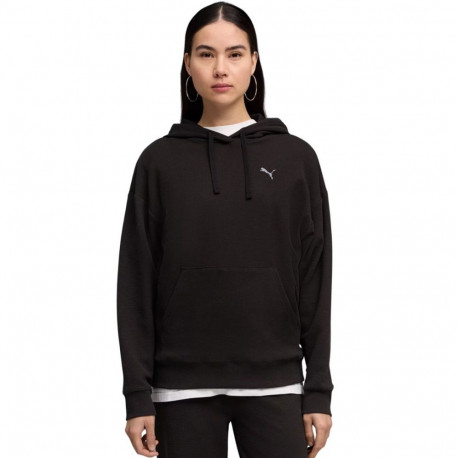 Bluza damska Puma ESS Elevated Comfort Hoodie czarna 691814 01 M