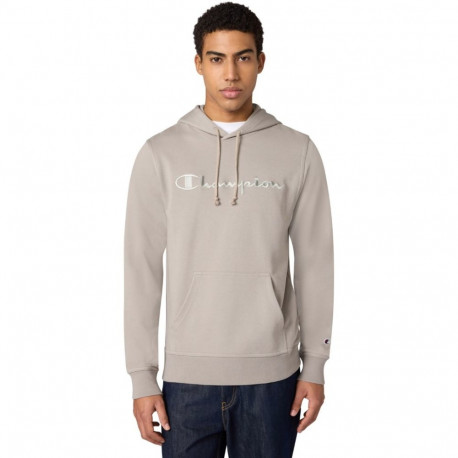 Bluza męska Champion Hooded Sweatshirt beżowa 220782 ES035 L