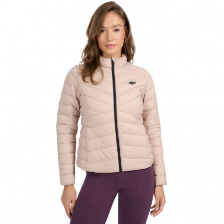 Kurtka damska 4F F0855 beżowa 4FWSS26TDJAF0855 83S XL