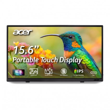 Acer | PM161QT bmiuux | 16 " | IPS | FHD | 16:9 | 60 Hz | 6 ms | 1920 x 1080 pixels | Touchscreen | 