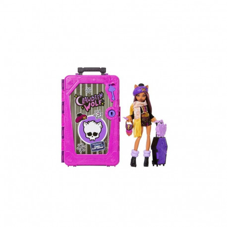 Monster High Skulltimate Secrets Cabin Slay-cation Playset, Clawdeen Wolf Doll and Accessories
