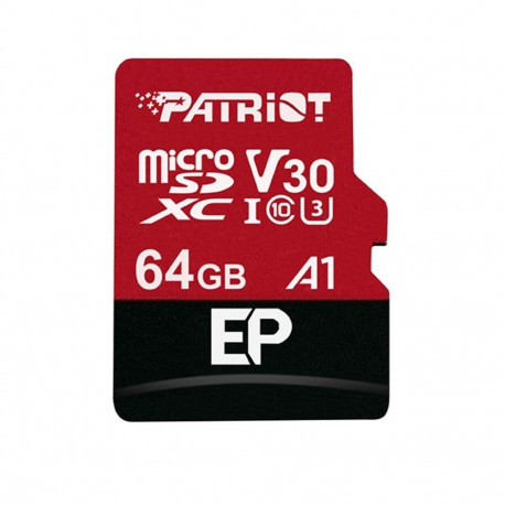 Patriot EP Series 64GB MICRO SDXC V30  up to 100MB/s