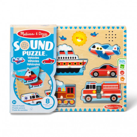 MELISSA & DOUG Vehicles Sound Puzzle