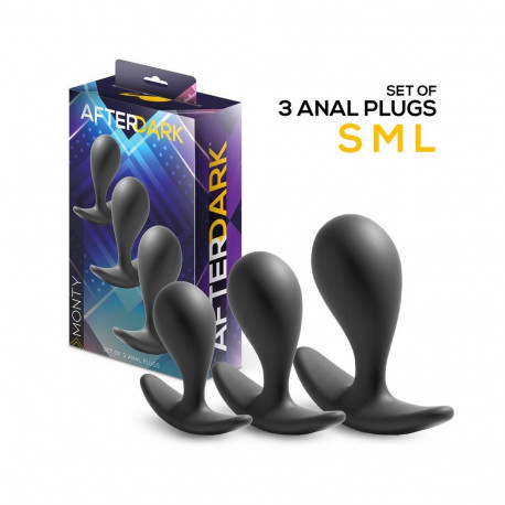 Monty Set of 3 Anal Plugs
