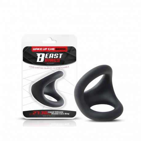 Double Penis Ring Liquid Silicone 27/30 mm