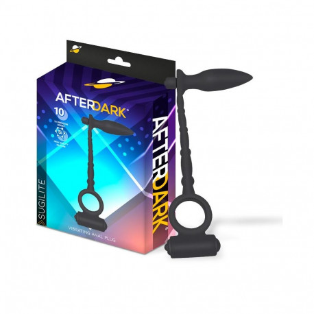 Sugilite Vibrating Anal Plug with Penis Ring with vibration